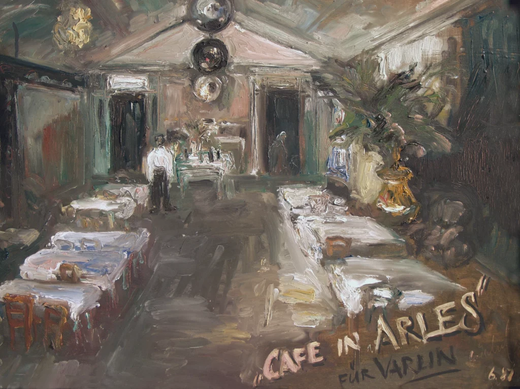 Café in Arles - für Varlin