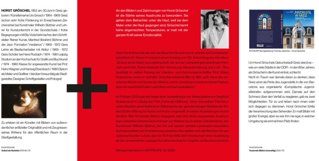 Horst Gröschel, Ausstellung in Saalfeld, 2025